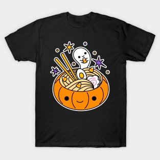 Halloween pumpkin noodles T-Shirt